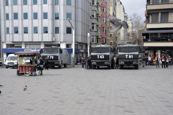 Taksim'de 8 Mart önlemleri