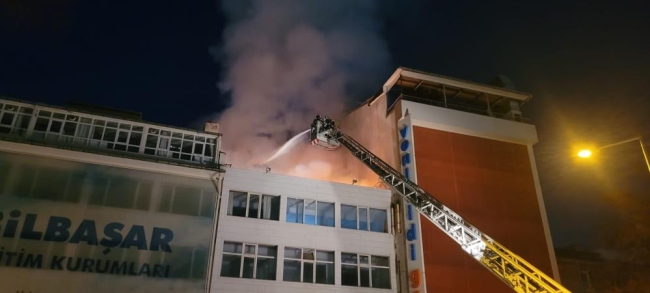 Ankara’da korkutan yangın