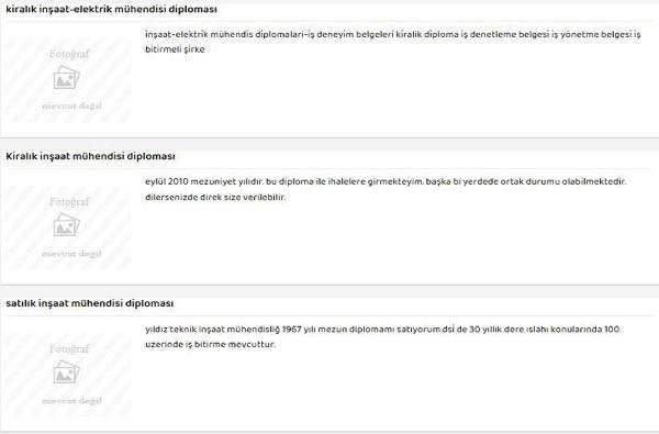 Mühendislerden internette 'kiralık-satılık diploma' ilanı!