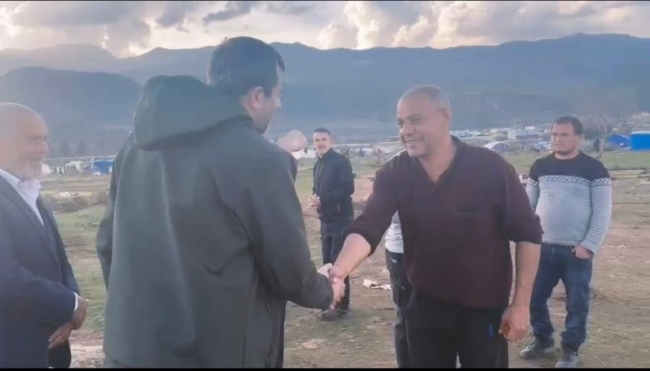 Başkan Işık deprem bölgesinde