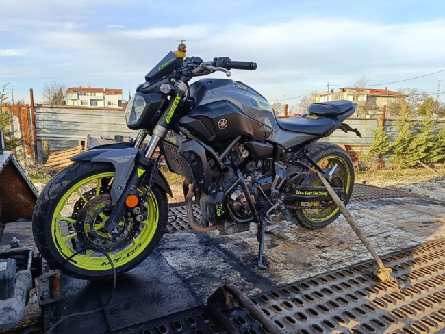 Ehliyetsiz motosiklet sürücüsüne 23 bin lira para cezası