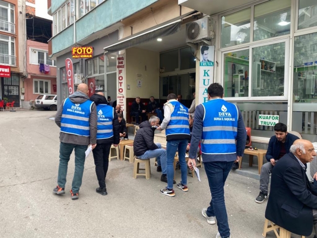 Bursa'da mavi yelekliler sahada