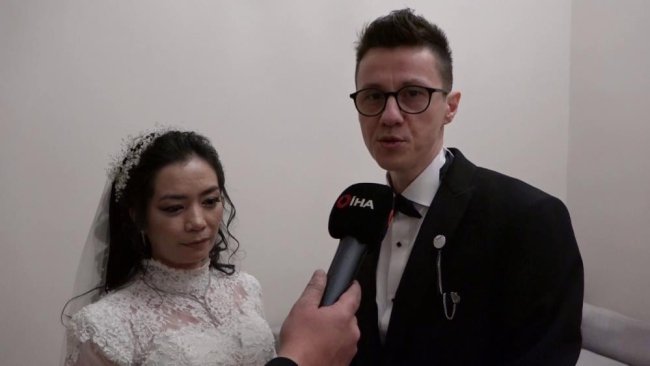 Filipinler'den Bursa'ya gelin geldi