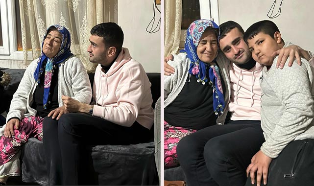 Taha Duymaz'ın annesini teselli etti