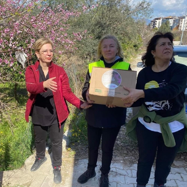 Bursa'da kadınlar dayanışma içinde