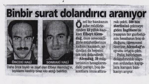 'Binbir surat' banka müdürü 19 yıl kaçtı, 12 gün cezaevinde kaldı