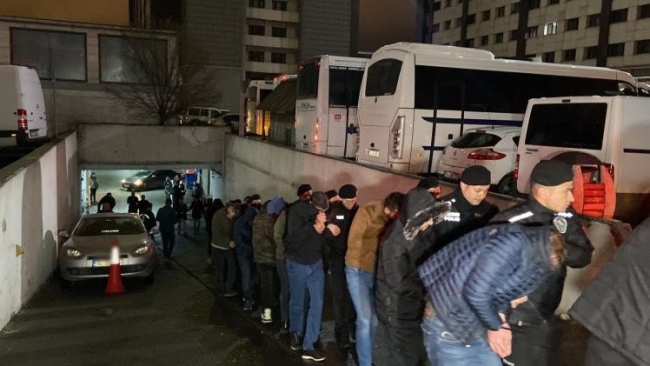 Kökünü Kurutma Operasyonu: 161 zanlı adliyeye sevk edildi
