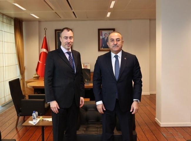 Bakan Çavuşoğlu, AB ve BM temsilcileri ile görüştü