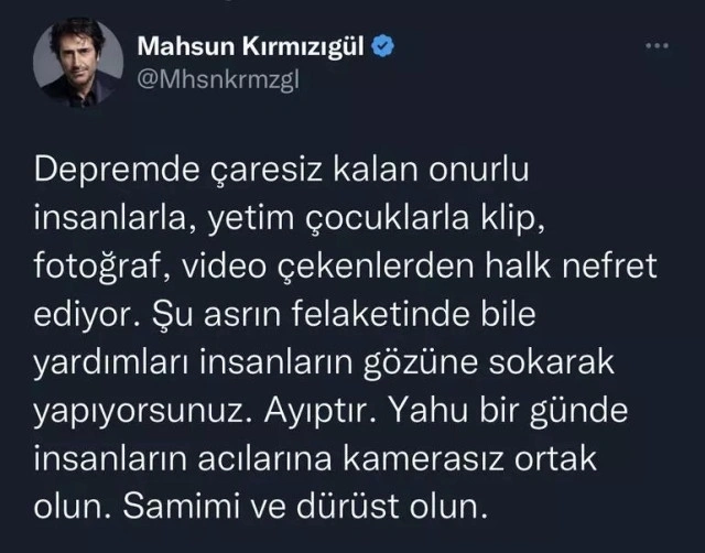 Ünlü isim ateş püskürdü