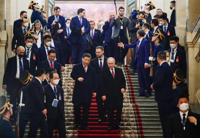 Çin Devlet Başkanı, Moskova’dan ayrıldı