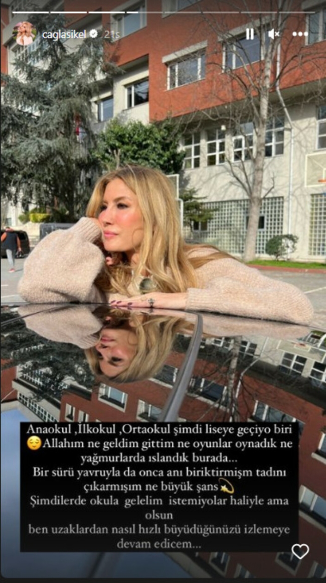 "Şimdi liseli oluyor"