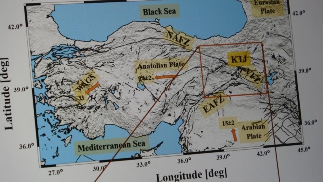 3 levhanın kesiştiği bölgede gerilimin yükseldiği tespit edildi