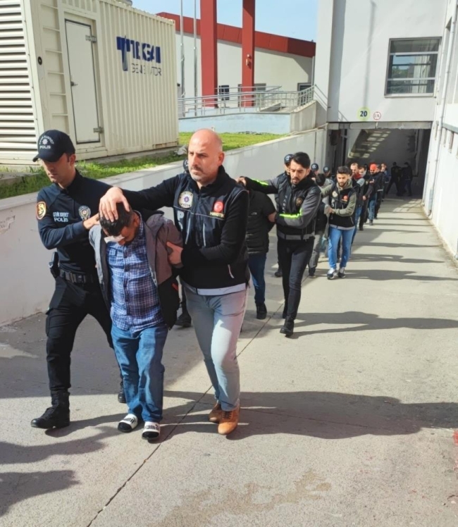 Kökünü Kurutma Operasyonu'nda 122 tutuklu