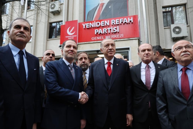 Cumhurbaşkanı Erdoğan'dan Fatih Erbakan'a ziyaret