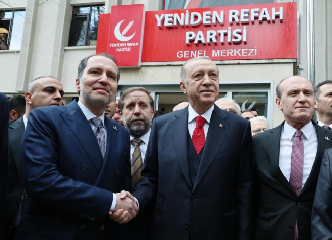 Cumhurbaşkanı Erdoğan'dan Fatih Erbakan'a ziyaret