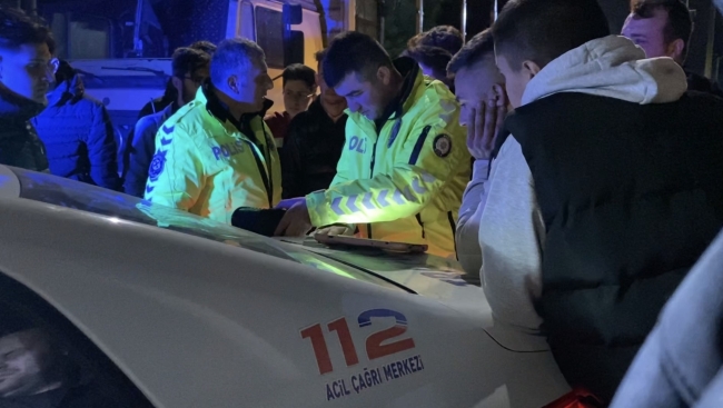 Drift atan sürücüye ceza yağdı
