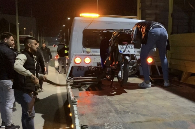 Drift atan sürücüye ceza yağdı