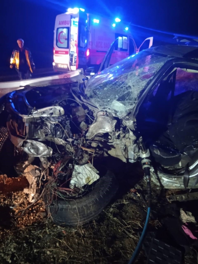 Bayburt’ta trafik kazası: 2 yaralı