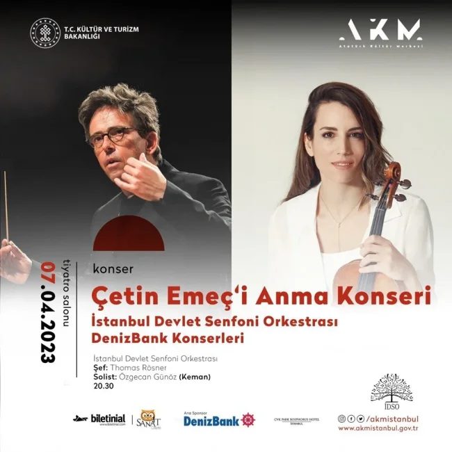 Çetin Emeç'i anma konseri düzenlenecek