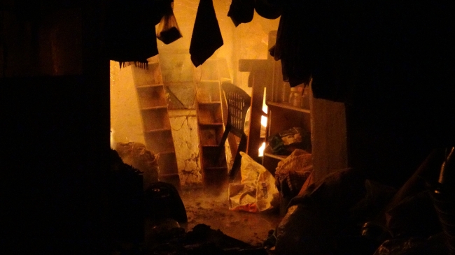 Balıkesir'de yangın: 4 ev kül oldu