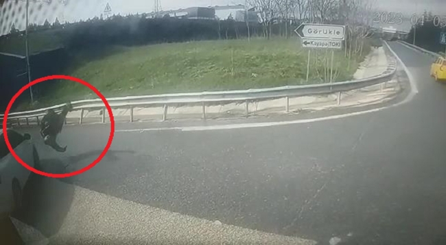 Dur ihtarına uymadı, polise çarptı