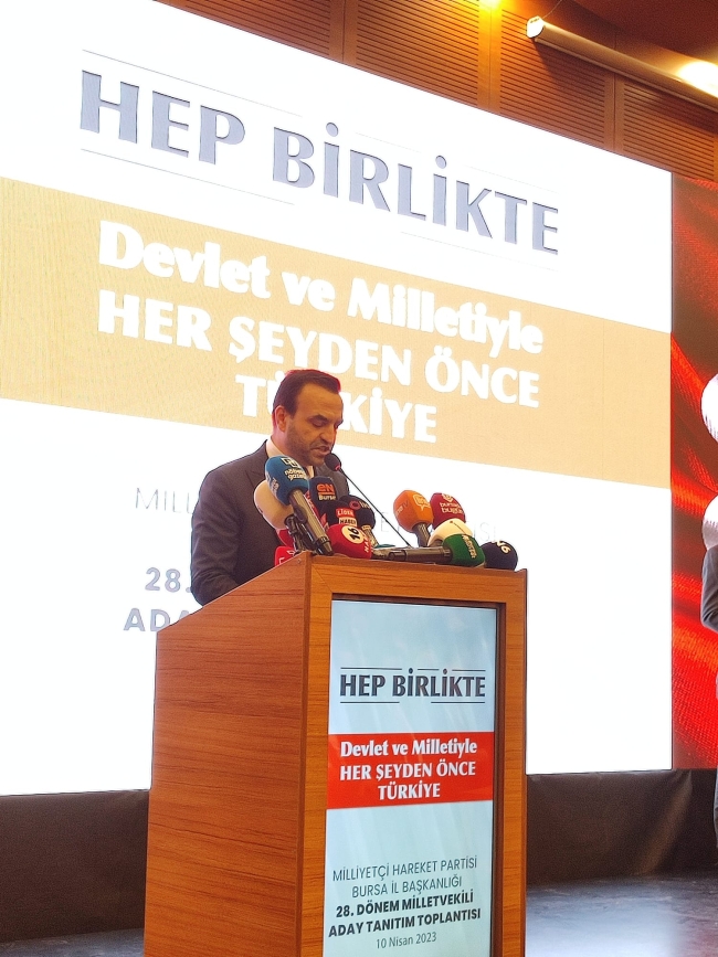 MHP Bursa adaylarını tanıttı