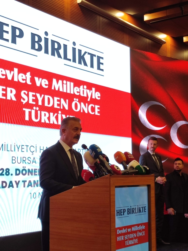 MHP Bursa adaylarını tanıttı
