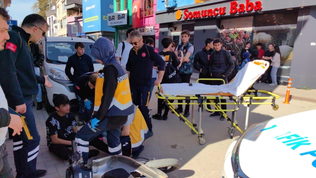 Bursa'da 12 yaşındaki çocuk 2 kişiye çarptı! "Babam beni öldürür"