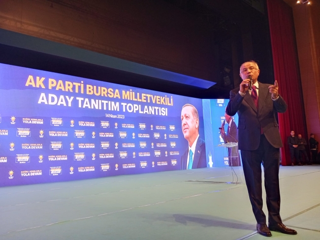 Efkan Ala Bursa'dan seslendi! "Yapacak çok işimiz var"