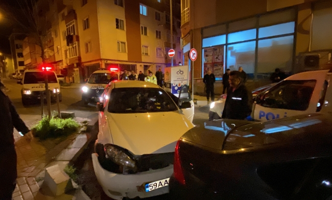 'Dur' ihtarına uymayan alkollü sürücü kaza yapınca yakalandı