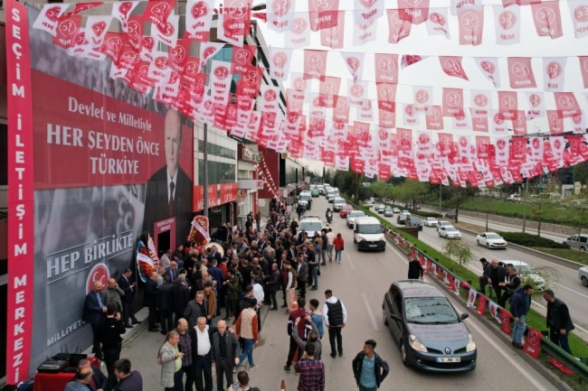 MHP Bursa Seçim İletişim Merkezi açıldı