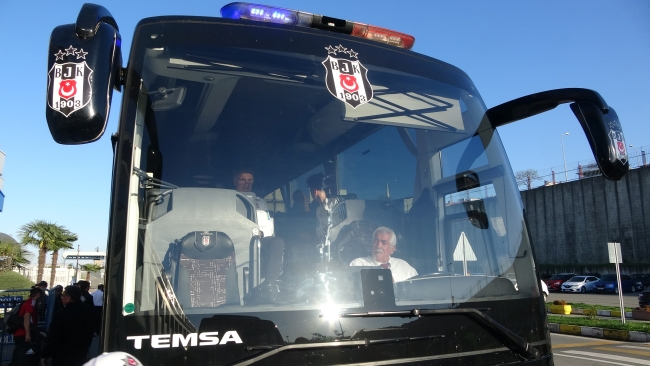 Beşiktaş kafilesi Trabzon’da