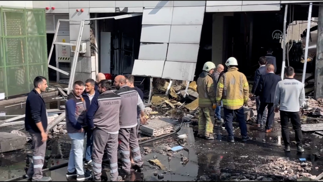 Kazan patlayan hastanede yangın çıktı!