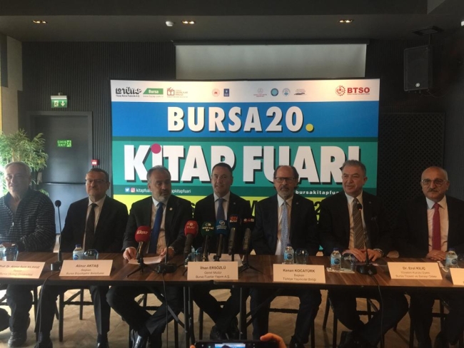 Bursa 20. Kitap Fuarı cumartesi günü başlıyor