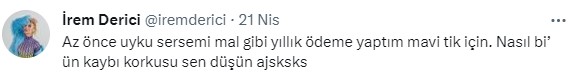 İrem Derici, mavi tiki gelmeyince Elon Musk'a küfür ederek çıkıştı