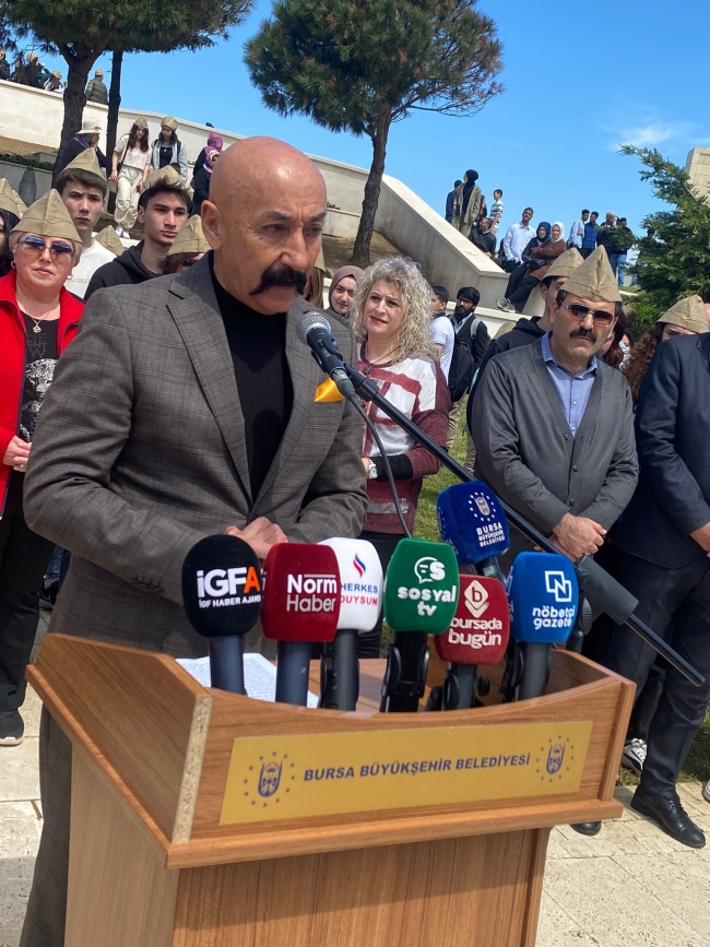 Bursa Büyükşehir'den Kireçtepe Şehitliğine ziyaret