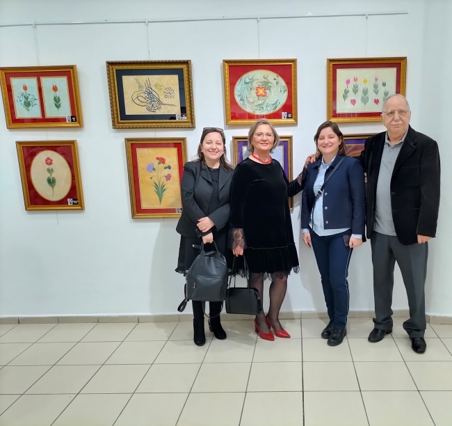 Nilüfer'de kursiyerlerin yıl sonu sergisi