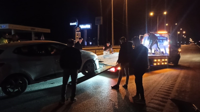Sungurlu'da 3 araç birbirine girdi