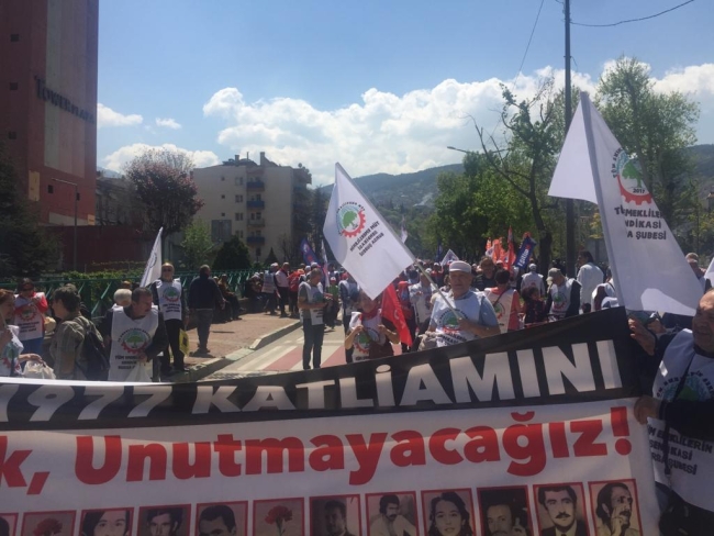 1 Mayıs Bursa'da da kutlanıyor