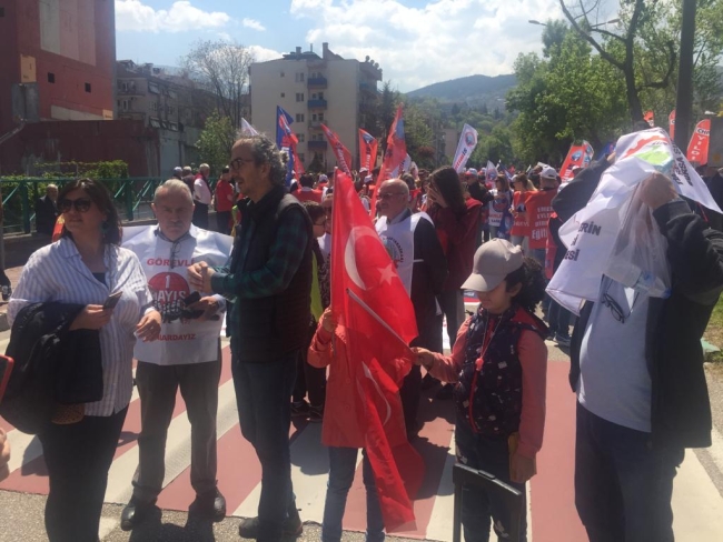 1 Mayıs Bursa'da da kutlanıyor