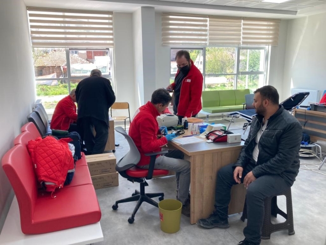 Kütahya'da kan bağışına yoğun ilgi