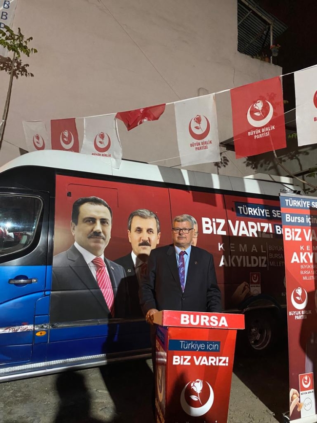 BBP Bursa'da Seçim Bürosu açılışı