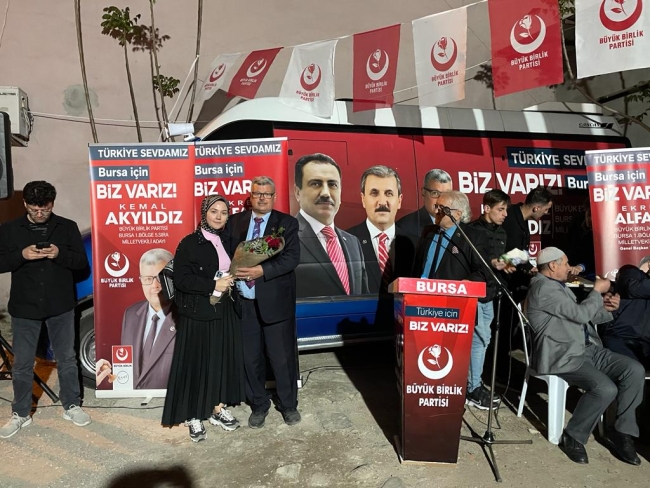 BBP Bursa'da Seçim Bürosu açılışı