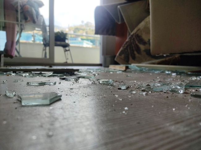 Hortum evleri savaş alanına çevirdi