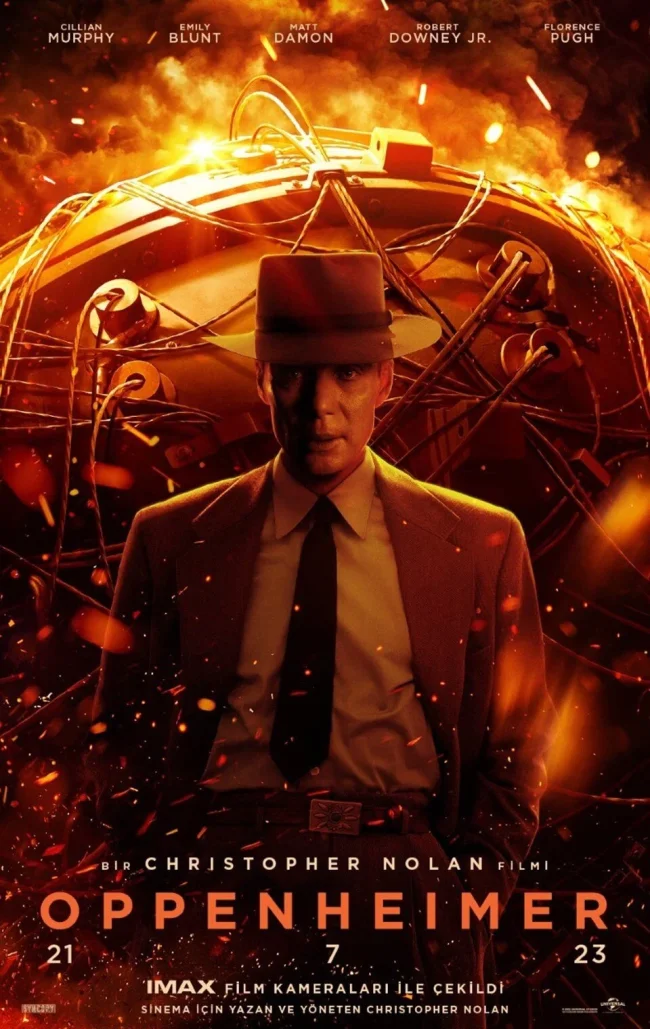 Oppenheimer filminin ana afişi yayınlandı