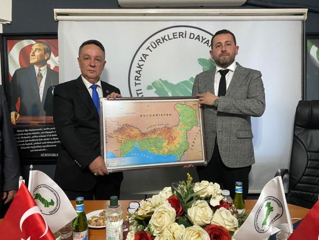 Alfatlı’dan Batı Trakya Türkleri Derneğine ziyaret