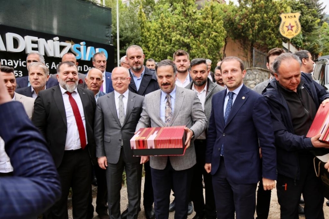 AK Partili heyetten KARADENİZSİAD'a ziyaret