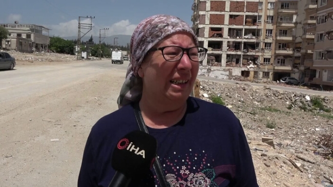 Hatay'da 40 yıllık emeğini görünce gözyaşlarına boğuldu!