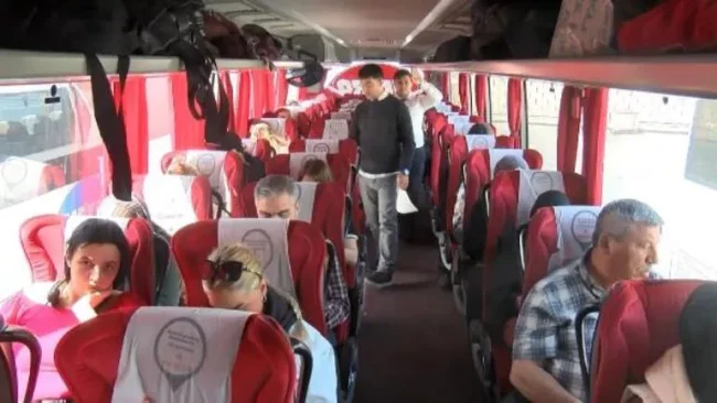 Otogarda seçim hareketliliği sürüyor
