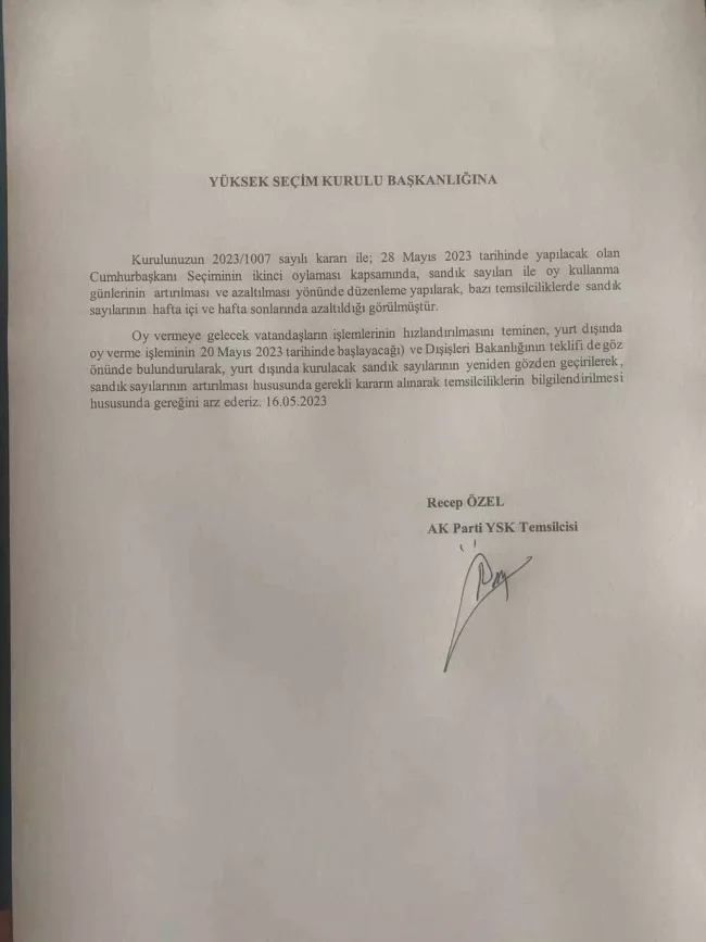 AK Parti ve CHP'den YSK'ya başvurdu! Talepler aynı